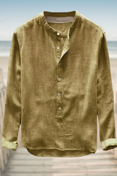 TRAVIS – RELAXED FIT BREATHABLE LINEN TOP