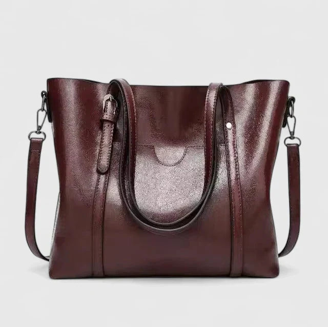 Clara - Sleek Leather Shoulder Bag